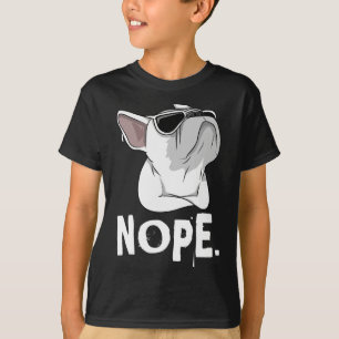Frenchie Witte Franse Bulldog T-shirt