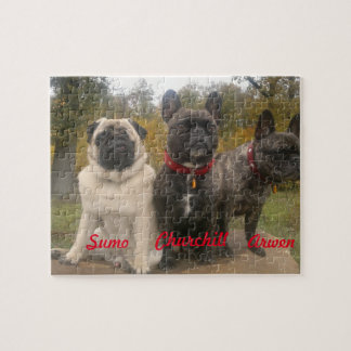 Frenchies en pugs legpuzzel