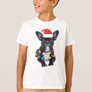 frenchies kerstcadeau voor bulldog liefhebbers t-shirt
