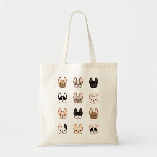 Frenchies Tote Bag (Voorkant)