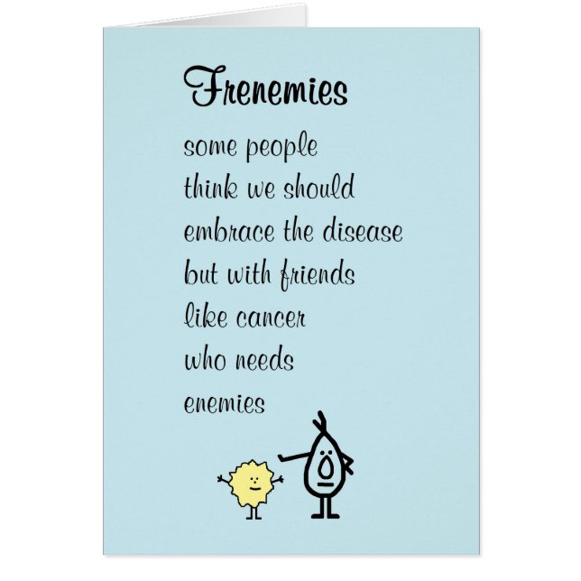Frenemies - een grappig gevoel dat je snel beter g (Voorkant)