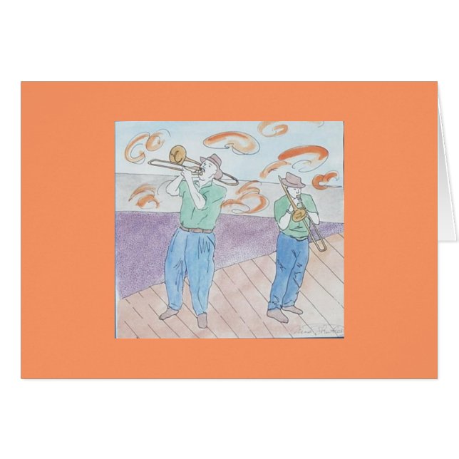 frénésie de trombone (Devant horizontal)