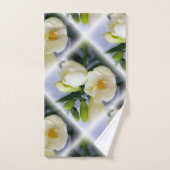 frénésie jaune blanc (Serviette à main)