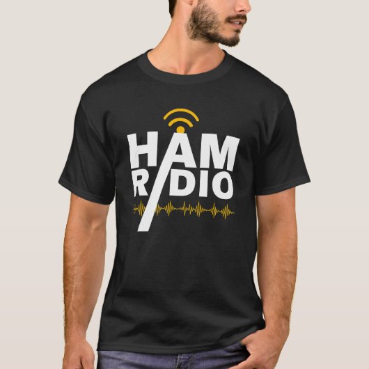 Fréquence des T-shirts de l'opérateur radio de jam (Devant)