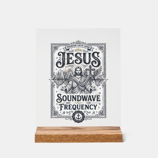 Fréquence d'onde sonore Jésus Fréquence d'onde son (Recto)