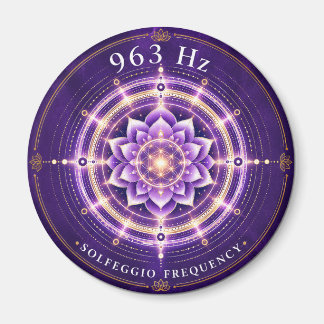 Fréquence Solfège 963 Hz Aimant | Fleur de Vie