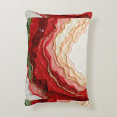 Frequency Abstract Christmas Festive Sovereignty  Accent Kussen (Achterkant (Verticaal))