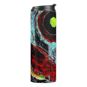 Frequency Serpent – Abstract Energy Compact Mirror Thermosbeker (Gedraaid links)