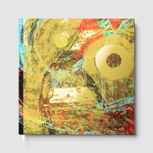 Frequency Serpent Abstract Energy Foil Guest Book (Recto)