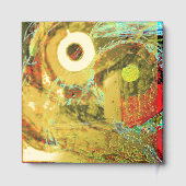 Frequency Serpent Abstract Energy Foil Guest Book (Verso)