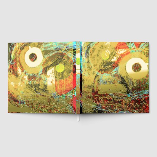 Frequency Serpent Abstract Energy Foil Guest Book Gastenboek (Volledig)