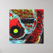Frequency Serpent  Abstract Stretched Canvas Print (Voorkant)