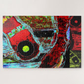 Frequency Serpent – Digital Abstract Energy Puzzle (Horizontal)