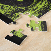 Frequency Serpent – Digital Abstract Energy Puzzle Legpuzzel (Zijkant)