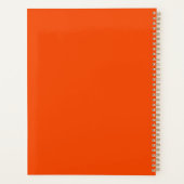 Frequent Flyer Halloween Heks Riding Broomstick Planner (Achterkant)