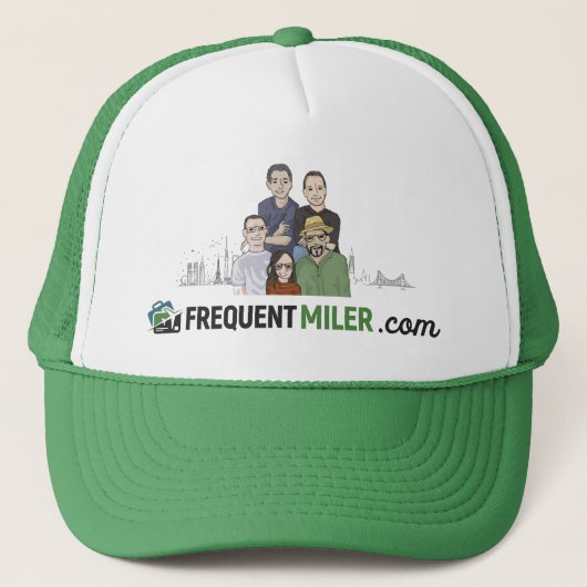 Frequent Miler Party van 5 Trucker Hat Pet (Voorkant)