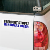 Frequente stoppen! Birdwatcher Bumpersticker (Op Truck)