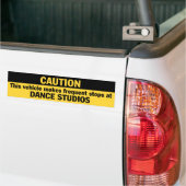 Frequente stoppen (Dance) Bumpersticker (Op Truck)