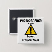 Frequente stoppen vierkante button 5,1 cm (Voorkant /achterkant)