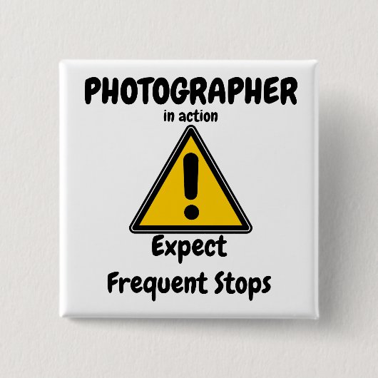Frequente stoppen vierkante button 5,1 cm (Voorkant)