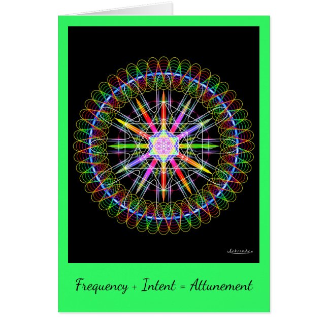 Frequentie + Intent = Attunement (Voorkant)
