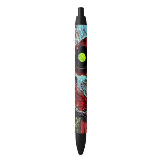 Frequentie Serpent – Abstracte Energie Compacte Sp Zwarte Inkt Pen (Voorkant Verticaal)