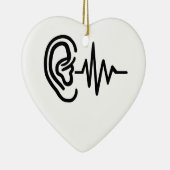 Frequentie van het oor keramisch ornament (Rechts)