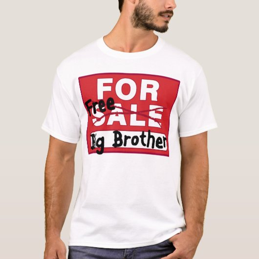 Frère à vendre le T-shirt drôle (Devant)