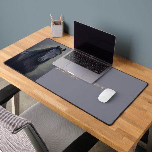 Frère Cheval Noir - Pad Souris, Mat De Bureau (Bureau 2)