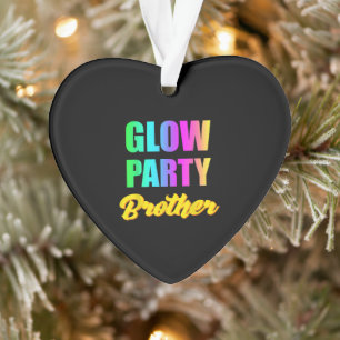Frère de la Fête Lumineuse Retro 80s Anniversaire