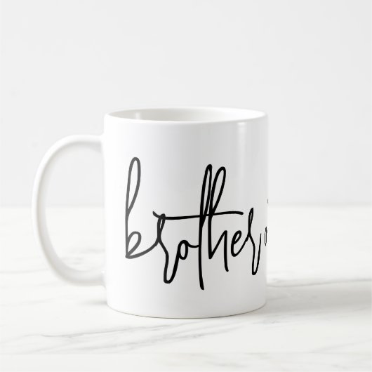 Frère de la mariée tasse de café (Gauche)
