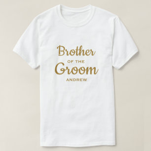 Frère du T-shirt personnalisé Groom