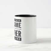 Frère impressionnant de tasse blanche noire, (Centre)