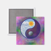 Frère Sun, Soeur Moon Namaste Magnet (Recto/Verso)
