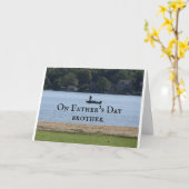 ***FRÈRE*** SUR CARTE DE FÊTE DES PÈRES (Fleur jaune)