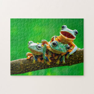 Frères de grenouilles, puzzle