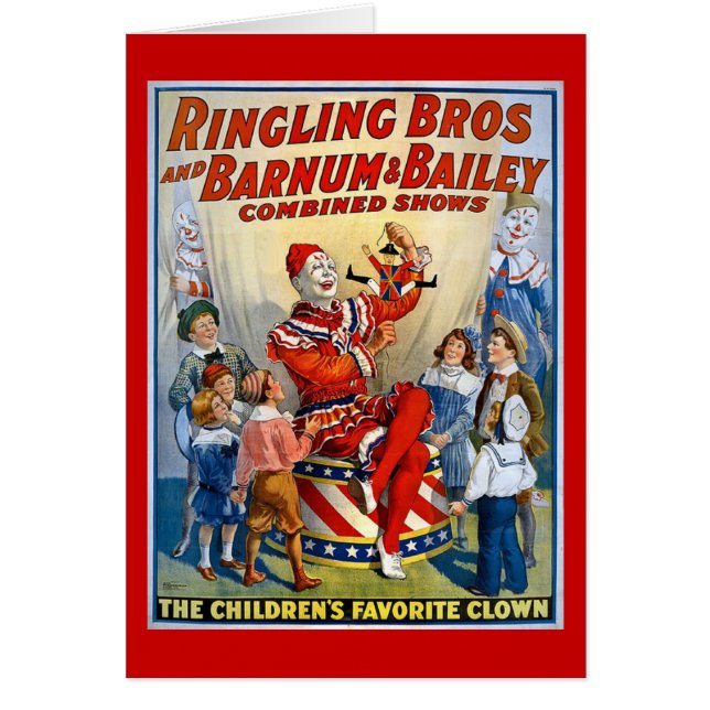 Frères de Ringling et Barnum et clown de cru de (Devant)