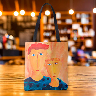Frères Peinture contemporaine Sac fourre-tout d'ar