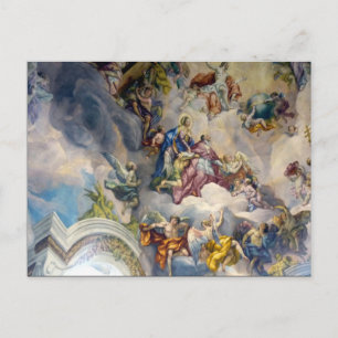 fresco baroque angels briefkaart