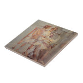 Fresco of a Music Lesson, Pompeii Tegeltje (Zijkant)