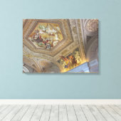 Fresco Plafondschildering Canvas Afdruk (Insitu (Houten vloer))