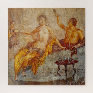 Fresco Private Drink scène in Pompeii Legpuzzel