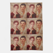 Fresco van Baker Terentius Neo en zijn vrouw Theedoek (Verticaal)