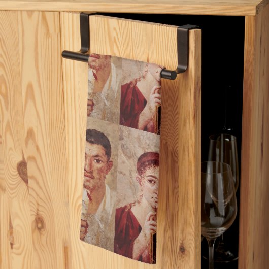 Fresco van Baker Terentius Neo en zijn vrouw Theedoek (Derde Gevouwen)