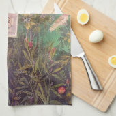 Fresco van een tuinschilderij, Pompeii Theedoek (Quarter Fold)