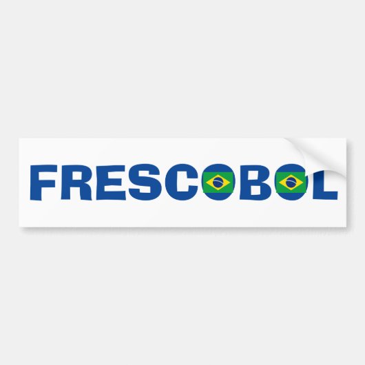 Frescobol Bumpersticker (Voorkant)
