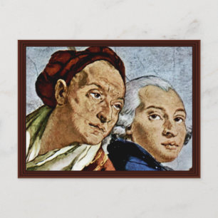 Frescoes trahal van het kasteel van Würzburg resid Briefkaart