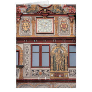 Frescos, bâtiment de la vieille ville