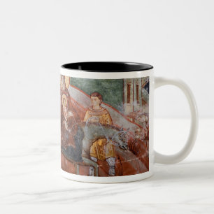 Fresco's uit de 14e-eeuwse Servische Kerk, Tweekleurige Koffiemok