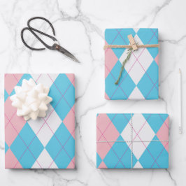 Fresh Argyle Inpakpapier Vel